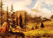Albert Bierstadt The Matterhorn painting